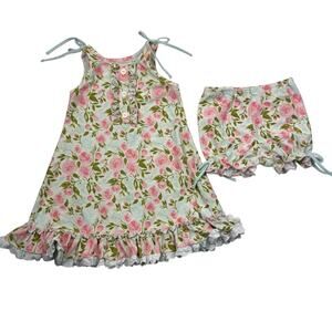 SweetHoney Floral Lounge Nightgown Set